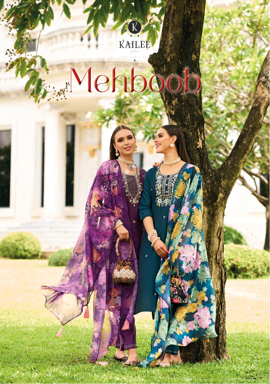 Mehboob By Kailee Designer Readymade Suits Catalog